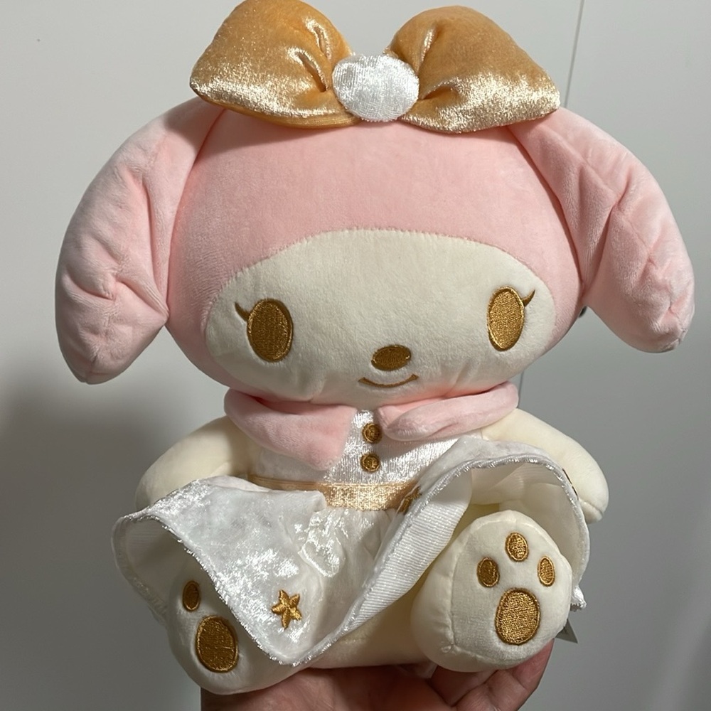 Pink and Gold Plush Toy Sanrio